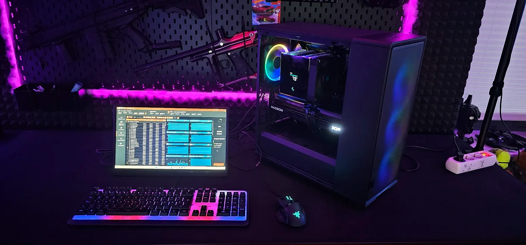 Belastungstest eines fertig aufgebauten Gaming-PCs